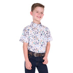 Pure Western Boys Mike S/S Shirt (P6S3103306) Multi
