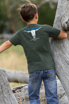Pure Western Boys Tony S/S Tee (P6S3503313) Green Marle