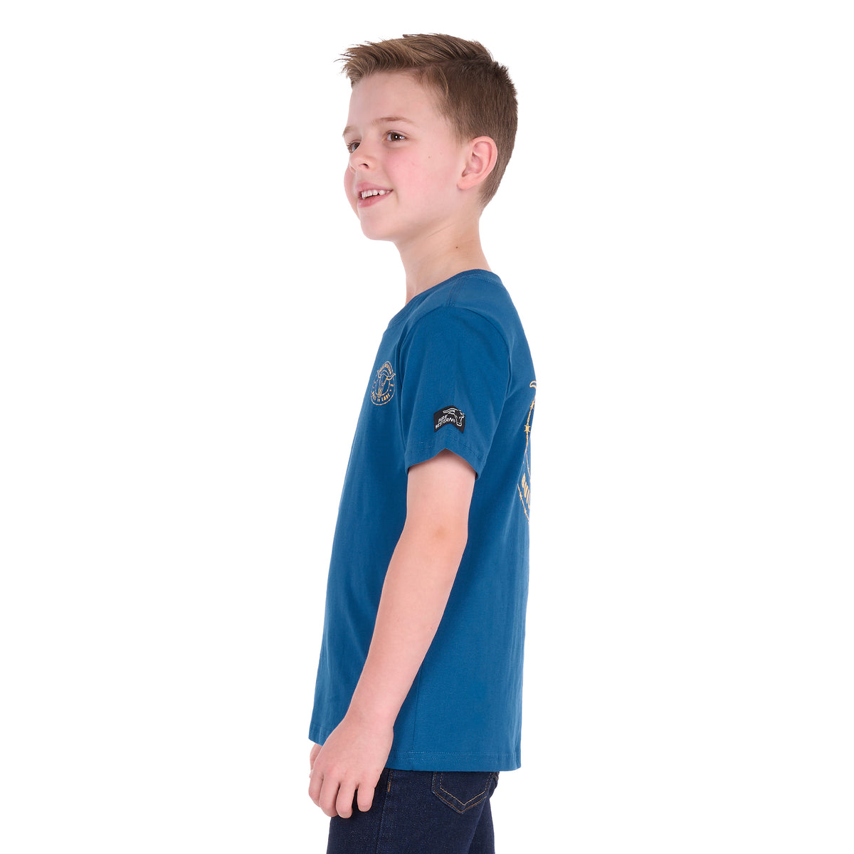 Pure Western Boys Walker S/S Tee (P6S3503314) Denim