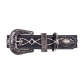 Pure Western Carey Dog Collar (P6S2937CLR) Black Rolled Up
