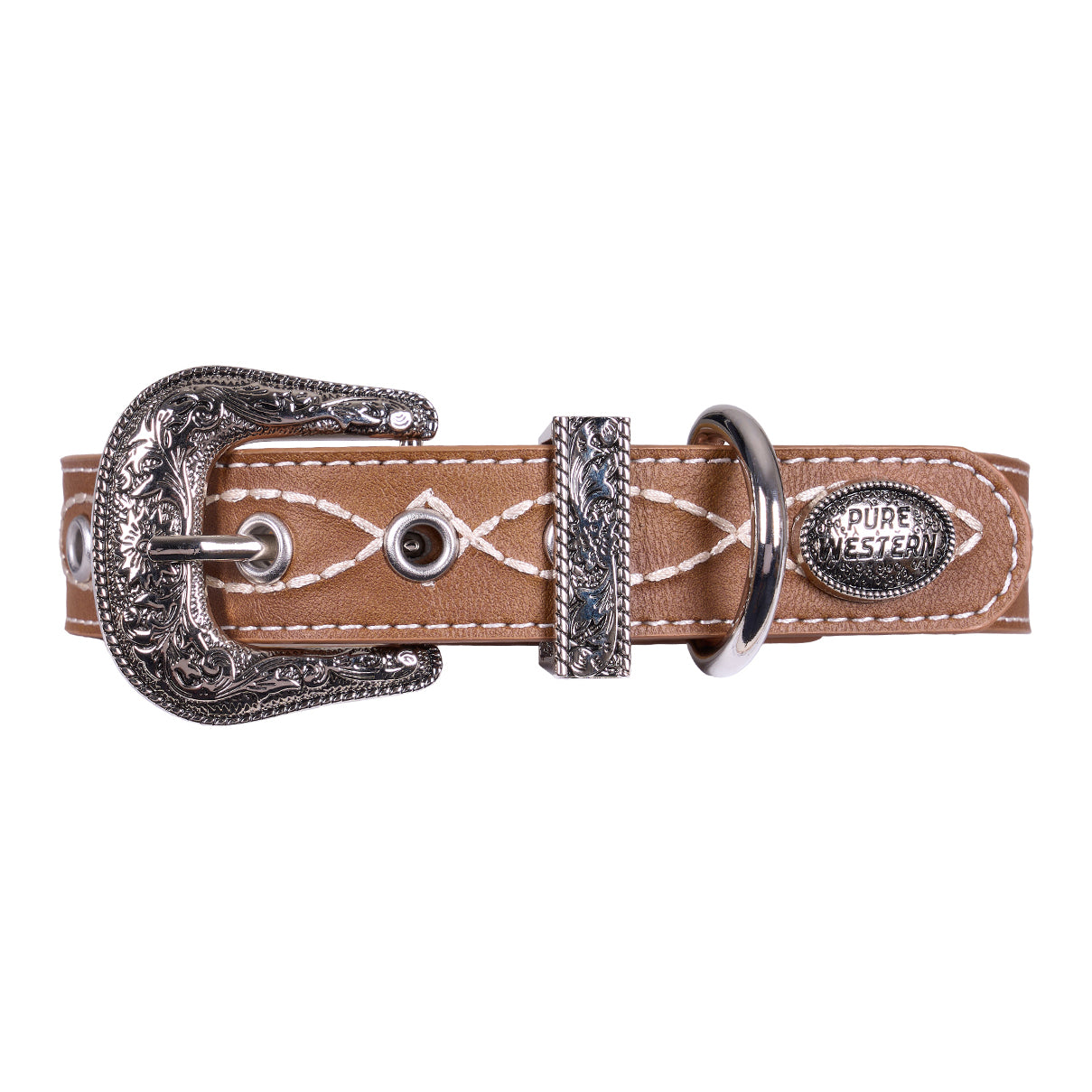 Pure Western Carey Dog Collar (P6S2937CLR) Tan
