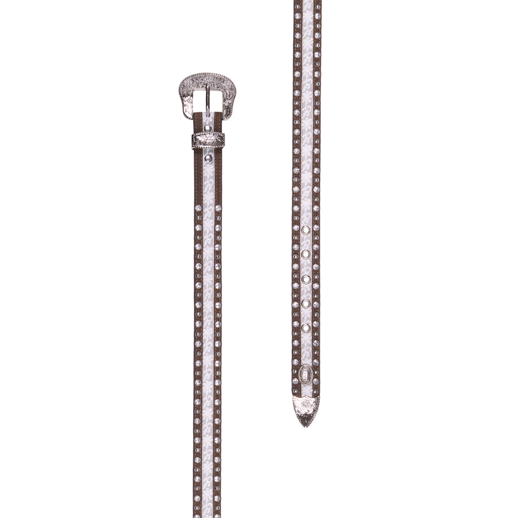 Pure Western Childrens Elaine Belt (P6S5904BLT) Chocolate