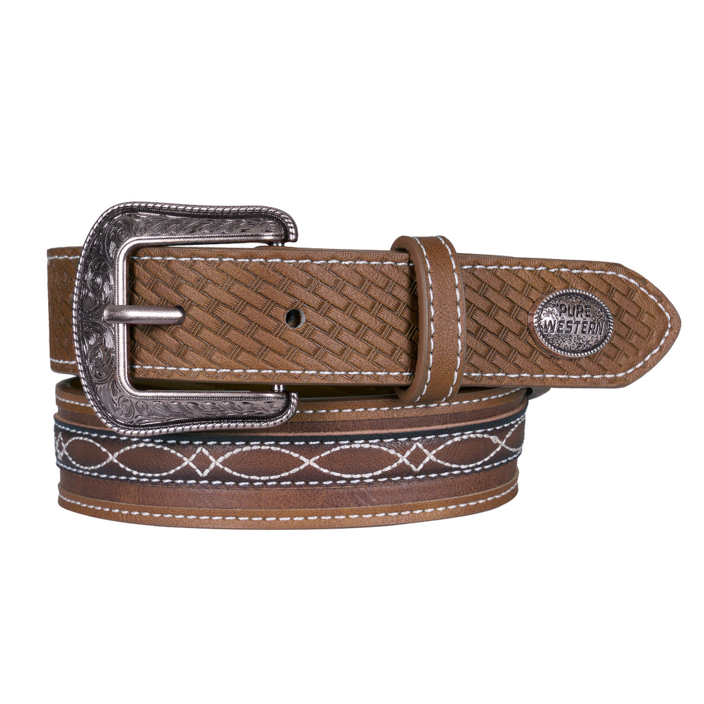 Pure Western Childrens Kylon Belt (P6S7947BLT) Tan