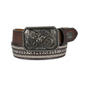 Pure Western Childrens Reid Belt (P6W7981BLT) Dark Tan
