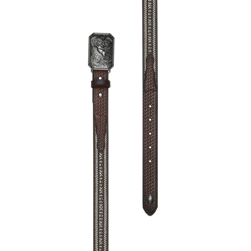 Pure Western Childrens Reid Belt (P6W7981BLT) Dark Tan