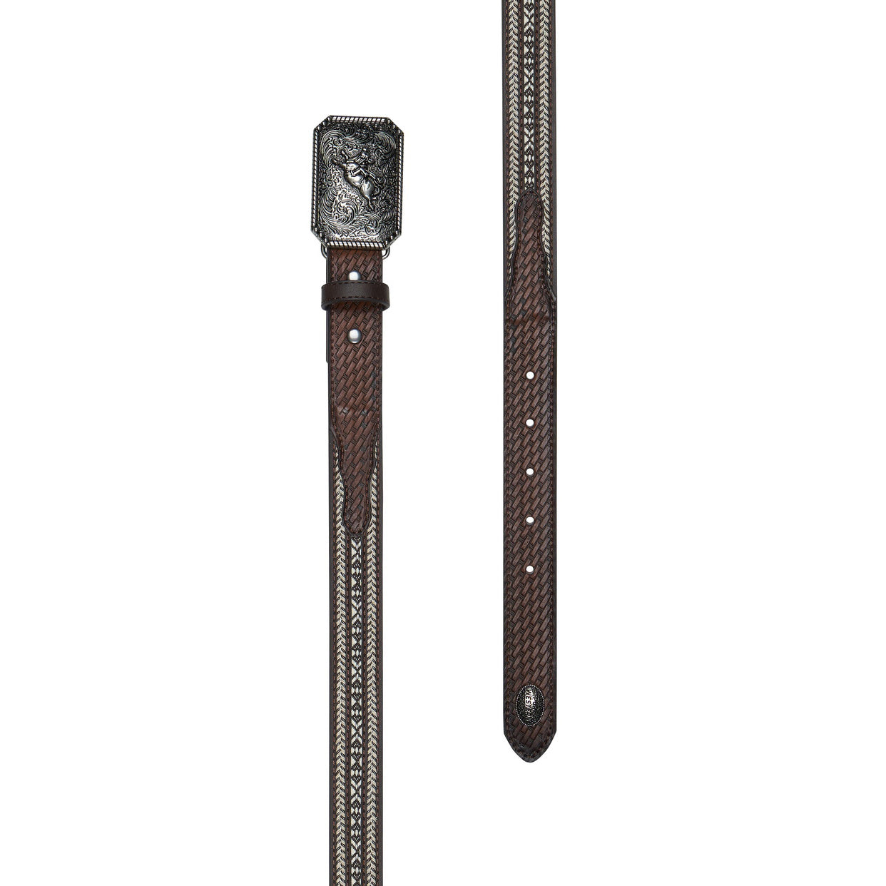 Pure Western Childrens Reid Belt (P6W7981BLT) Dark Tan
