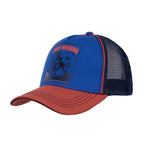 Pure Western Childrens Rodeo Trucker Cap (P6W3904CAP) Denim/Rust OSFM