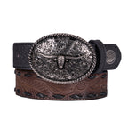 Pure Western Childrens Roderick Belt (P6S7946BLT) Black/Tan