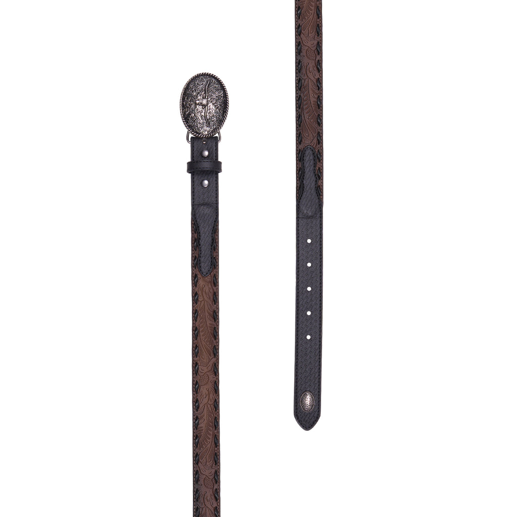 Pure Western Childrens Roderick Belt (P6S7946BLT) Black/Tan