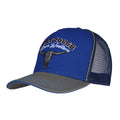 Pure Western Chris High Profile Trucker Cap (P6S1902CAP) Navy/Green 3-4 Front on white background