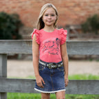 Pure Western Girls Alira S/S Tee  (P6S5503291) Pink