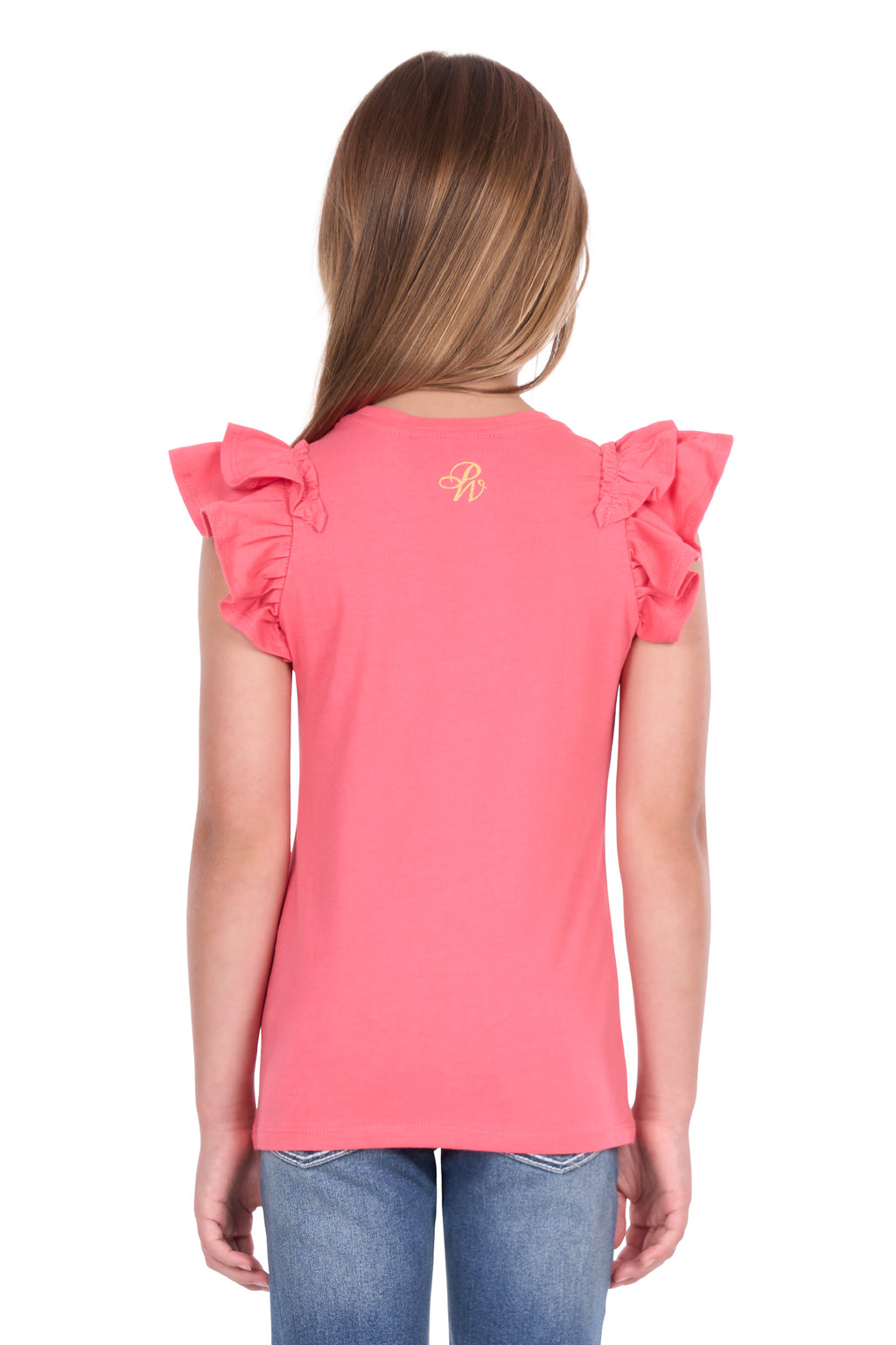 Pure Western Girls Alira S/S Tee  (P6S5503291) Pink