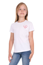 Pure Western Girls Amelia Relaxed S/S Tee (P6S5504287) White