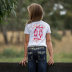 Pure Western Girls Amelia Relaxed S/S Tee (P6S5504287) White