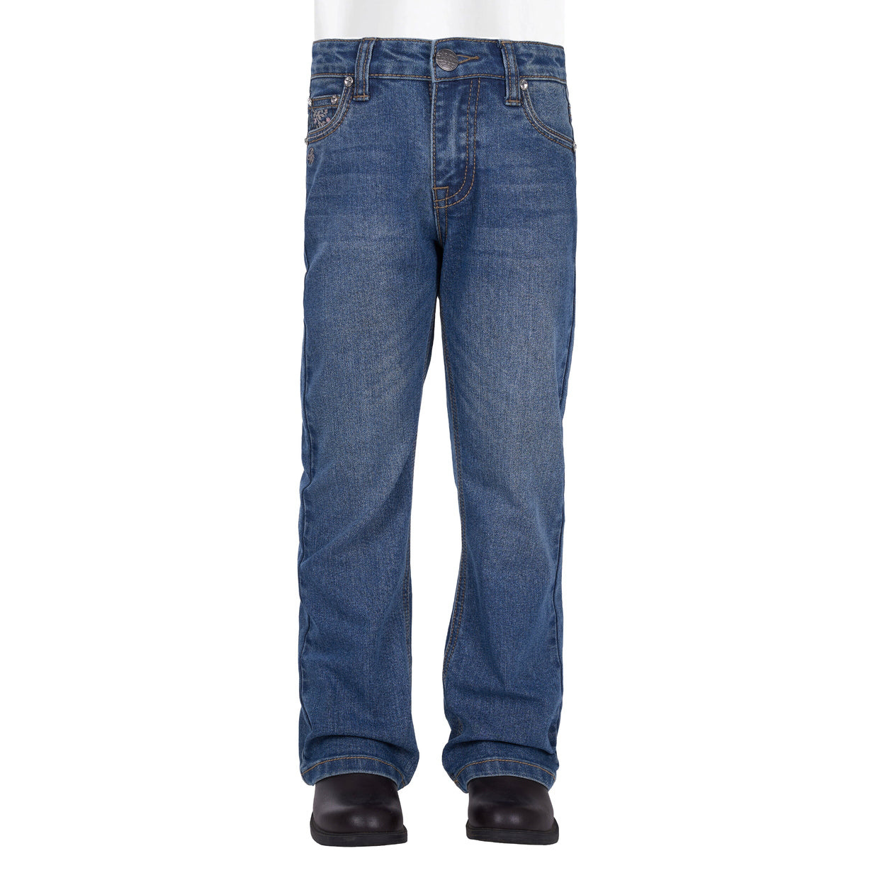 Pure Western Girls Ariana Bootcut Jeans (PCP5212242) Retro Blue