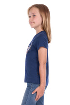 Pure Western Girls Bindi S/S Tee (P6S5501292) Navy