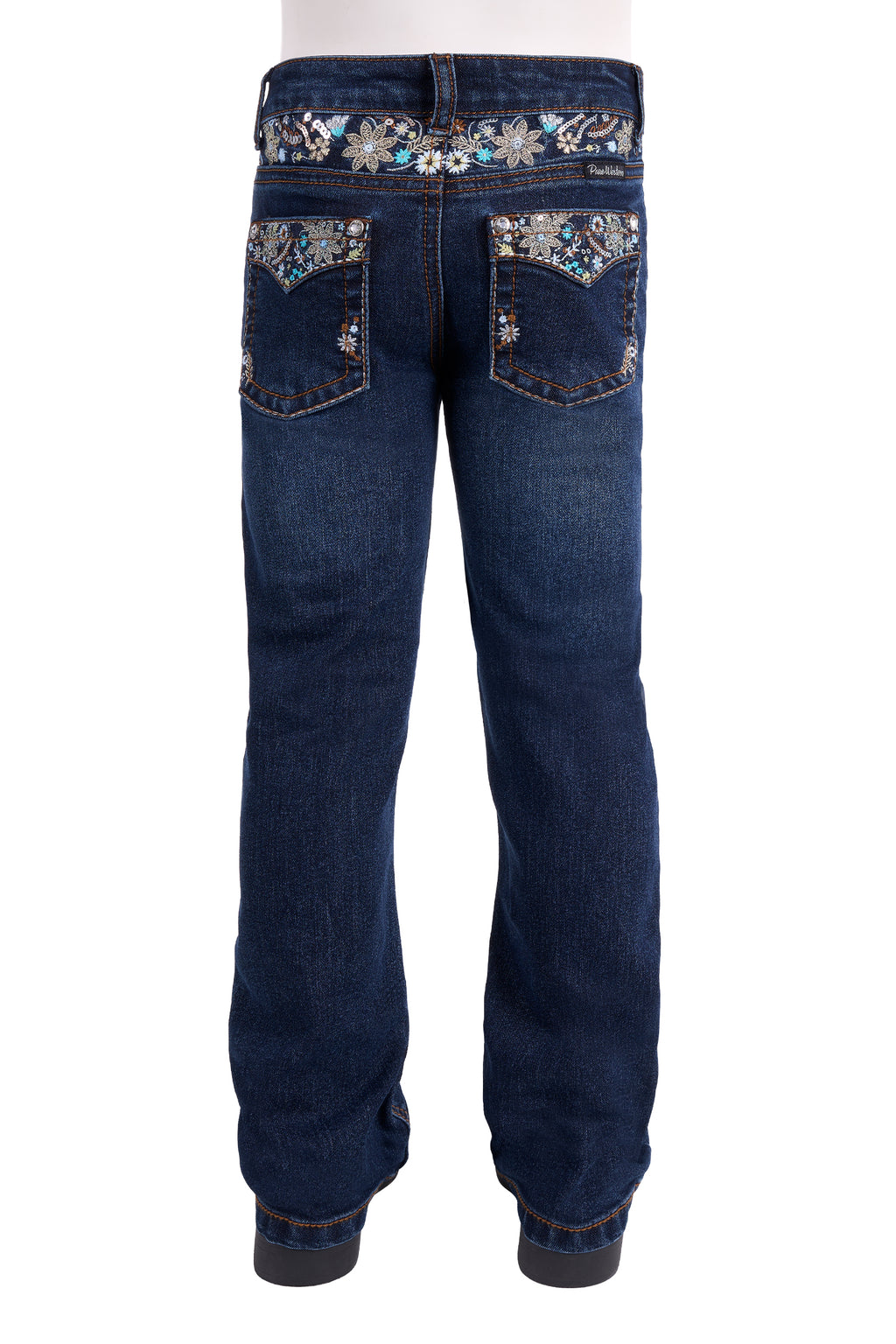 Pure Western Girls Blossom Bootcut Jeans (PCP5208341) Evening Sky