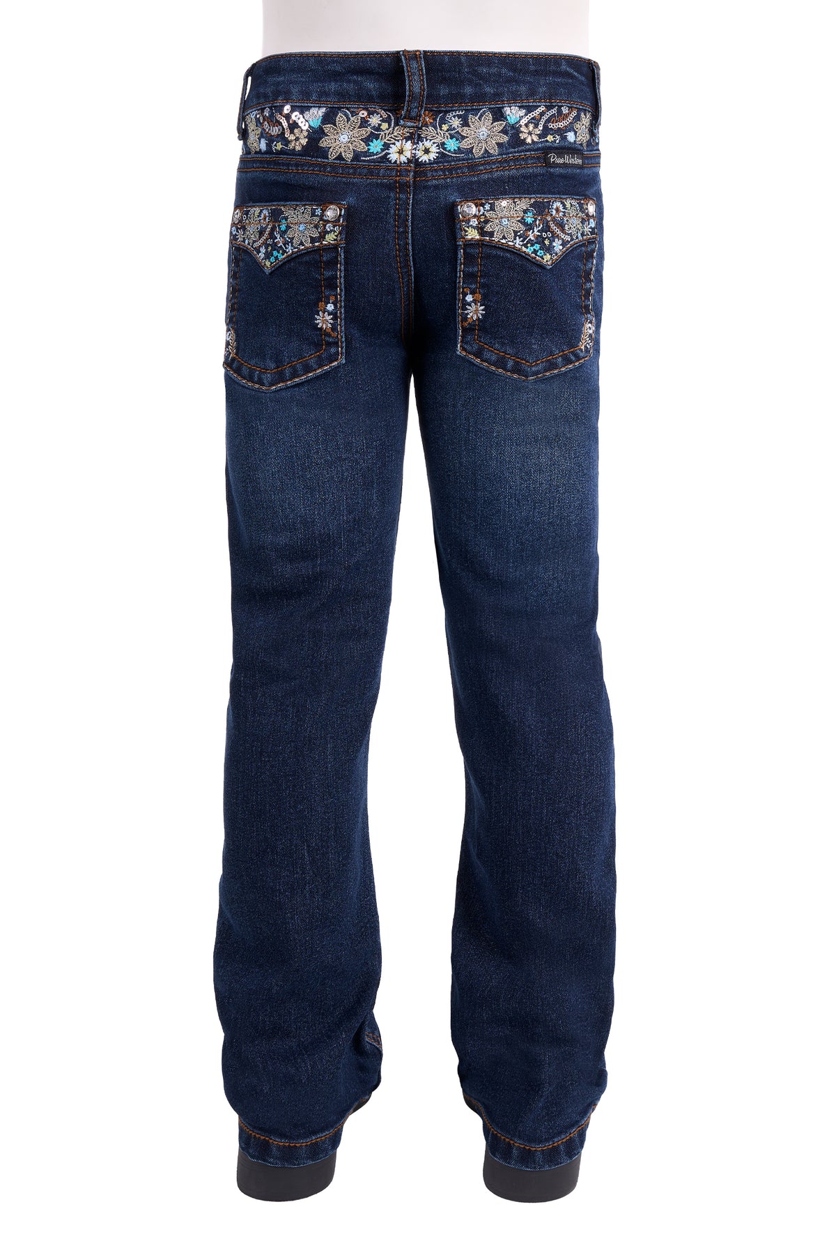 Pure Western Girls Blossom Bootcut Jeans (PCP5208341) Evening Sky