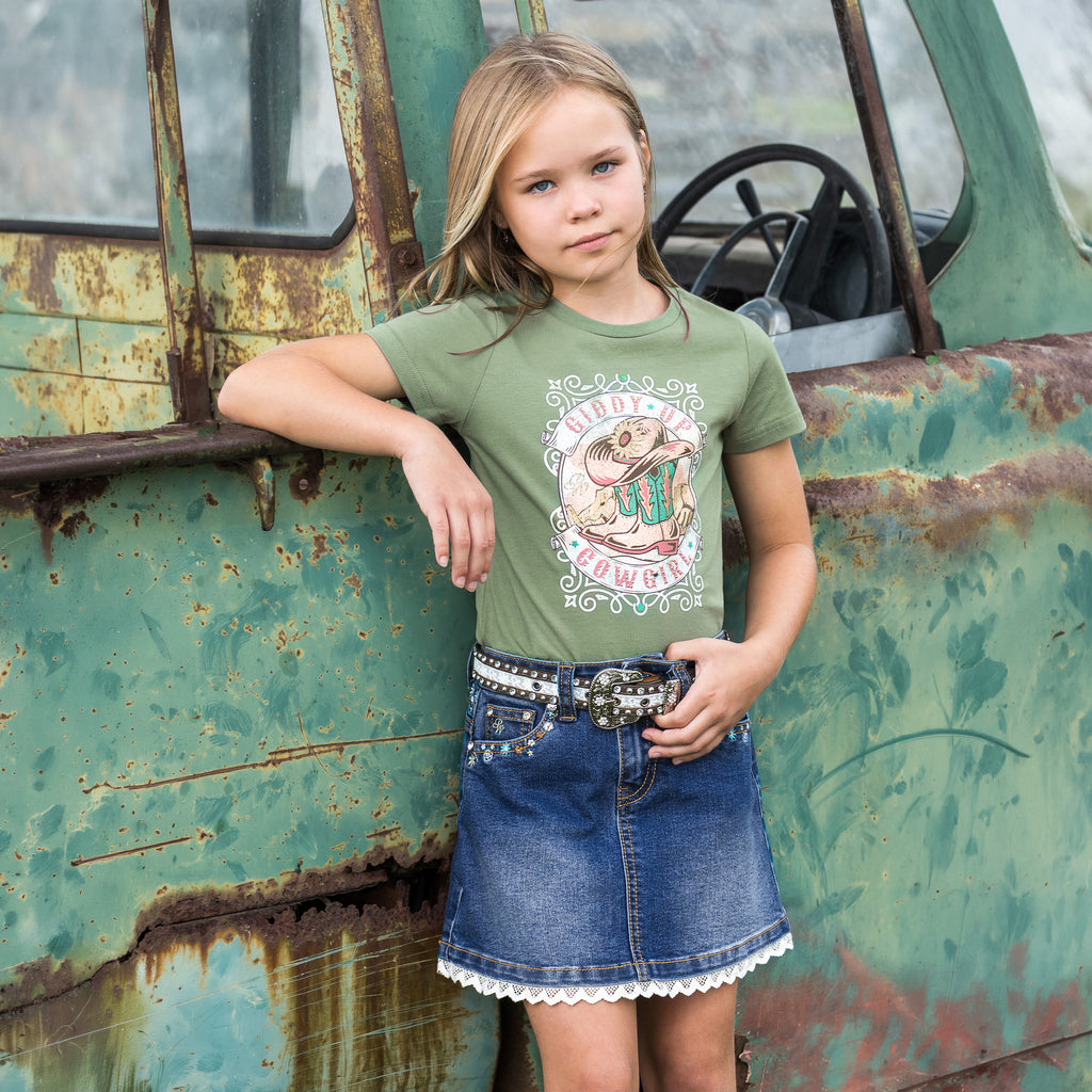 Pure Western Girls Bronte Skirt (PCP5405343) Evening Sky
