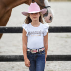 Pure Western Girls Harper S/S Tee (P6S5501291) White