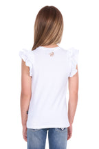 Pure Western Girls Harper S/S Tee (P6S5501291) White