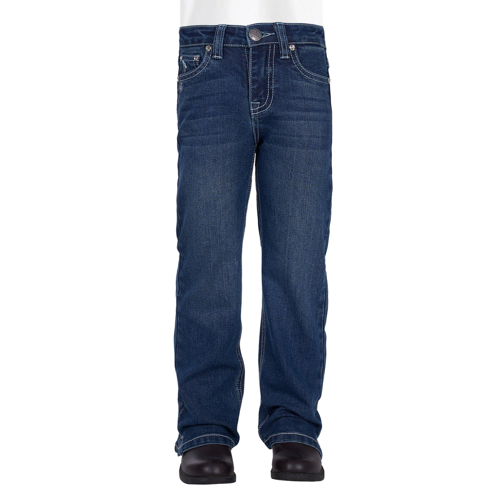 Pure Western Girls Louisa Straight Leg Jeans (PCP5212241) Indigo