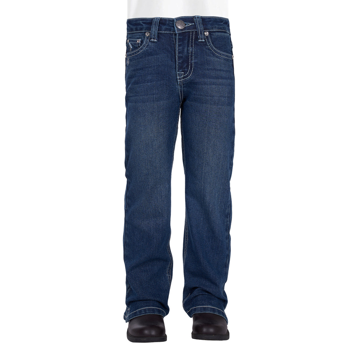 Pure Western Girls Louisa Straight Leg Jeans (PCP5212241) Indigo