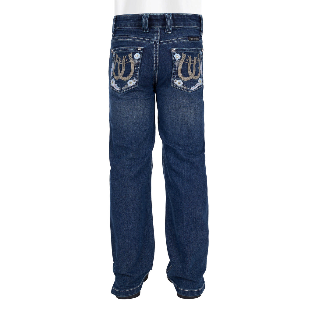 Pure Western Girls Louisa Straight Leg Jeans (PCP5212241) Indigo