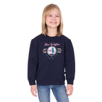 Pure Western Girls Sandy Crew Jumper (P6W5532178) Navy