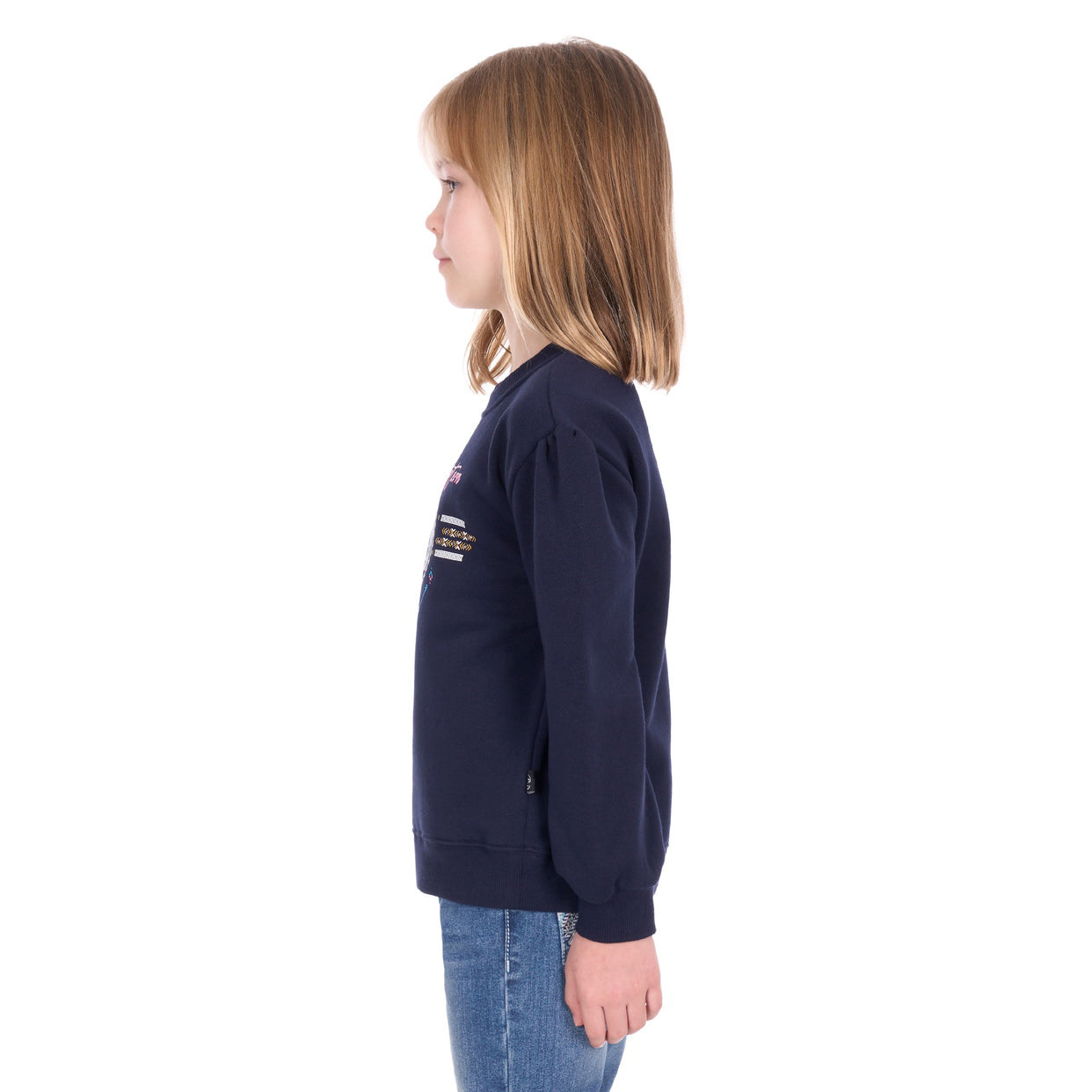 Pure Western Girls Sandy Crew Jumper (P6W5532178) Navy
