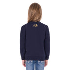 Pure Western Girls Sandy Crew Jumper (P6W5532178) Navy