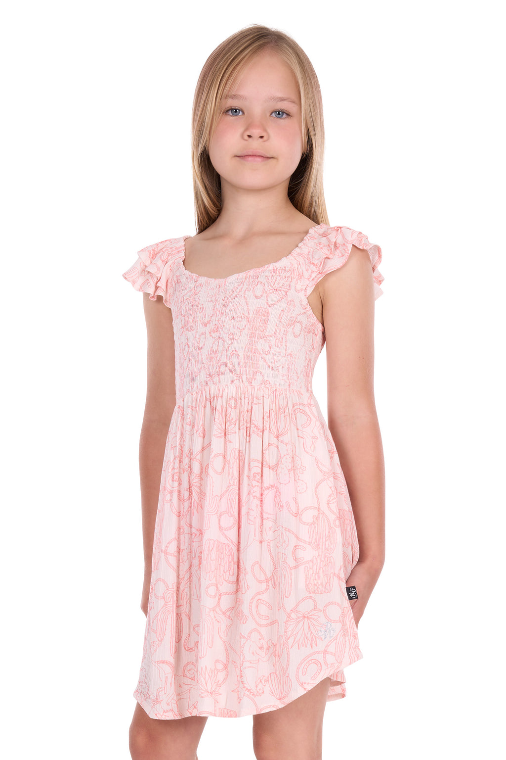 Pure Western Girls Sara S/S Dress (P6S5401270) Cream
