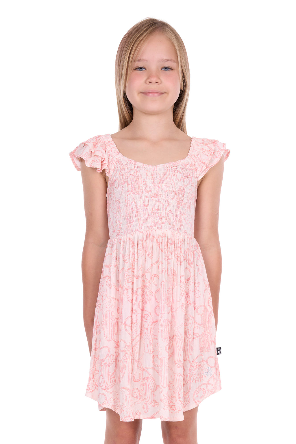 Pure Western Girls Sara S/S Dress (P6S5401270) Cream