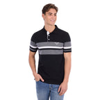Pure Western Mens Brett S/S Polo (P6S1505321) Black/White