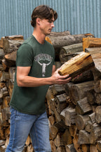 Pure Western Mens Chris S/S Tee (P6S1503317) Green Marle