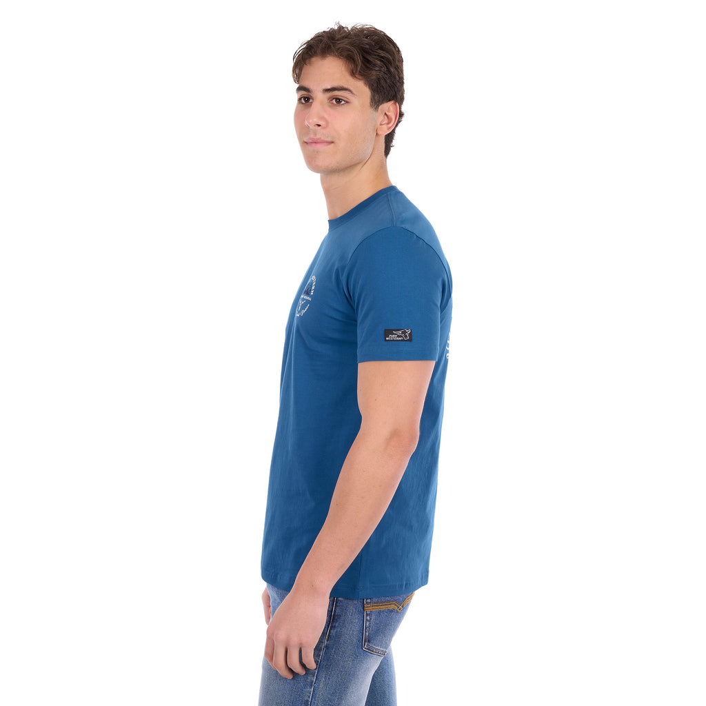 Pure Western Mens Craig S/S Tee (P6S1503312) Denim