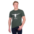 Pure Western Mens Frank S/S Tee (P6W1503174) Green Marle