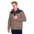 Pure Western Mens Jamie Jacket (P6W1703181) Stone/Navy