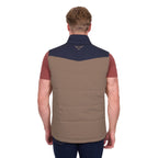 Pure Western Mens Jamie Reversible Vest (P6W1603181) Stone/Navy
