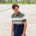 Pure Western Mens Jay S/S Polo (P6S1505322) Green/Navy