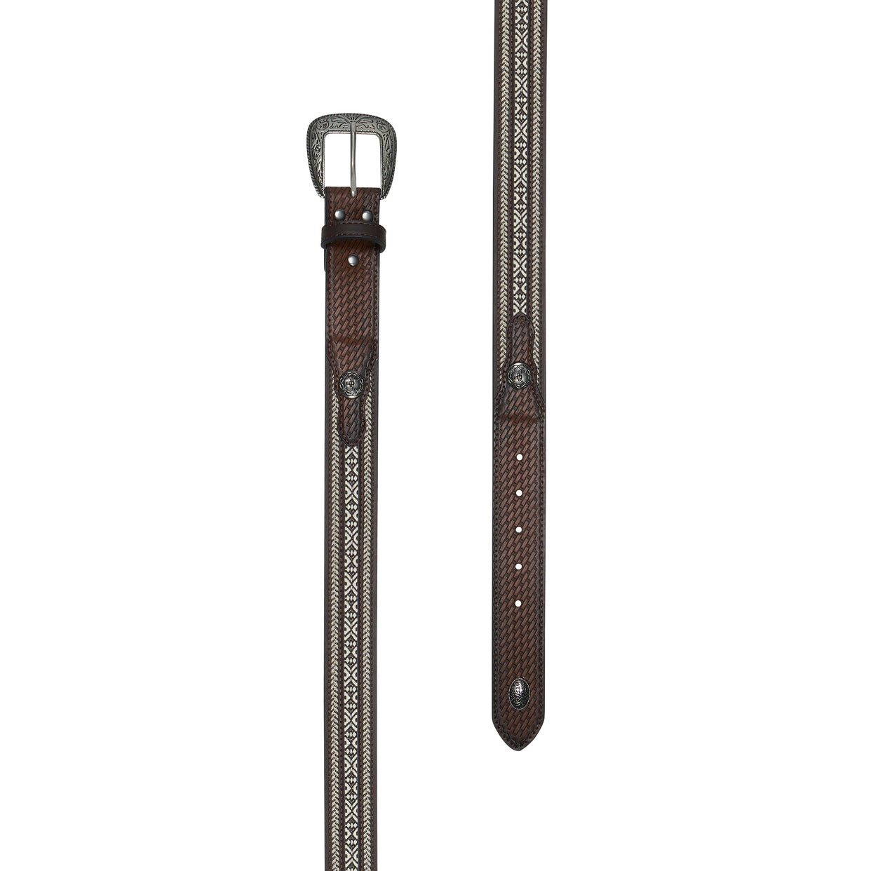 Pure Western Mens Reid Belt (P6W1981BLT) Dark Tan