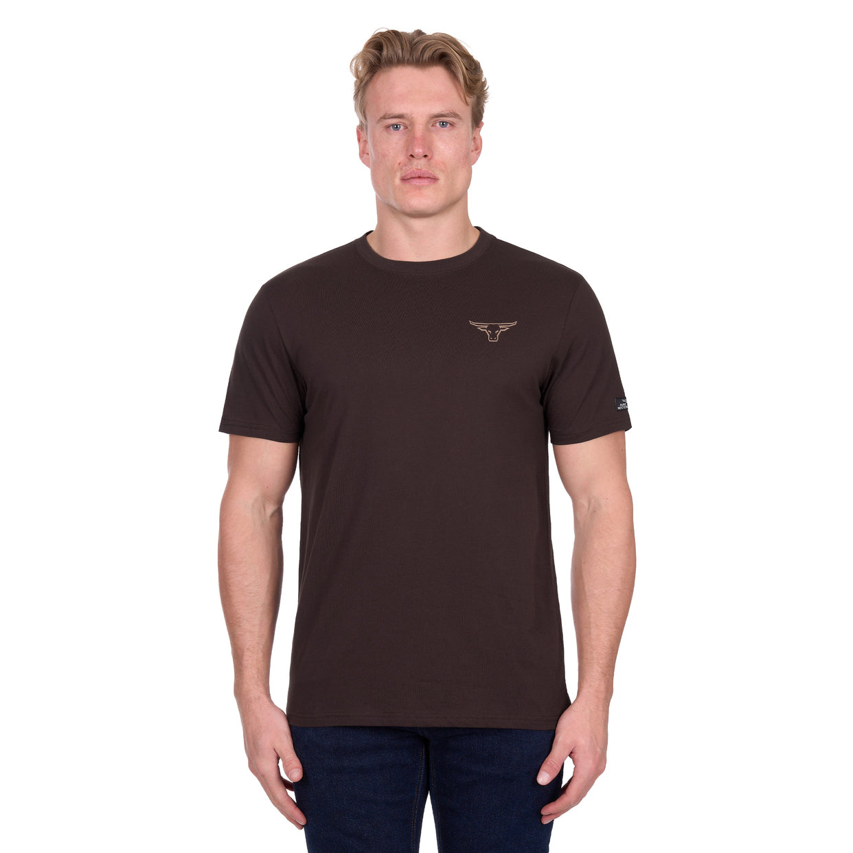 Pure Western Mens Rodeo S/S Tee (P6W1503171) Chocolate