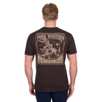 Pure Western Mens Rodeo S/S Tee (P6W1503171) Chocolate