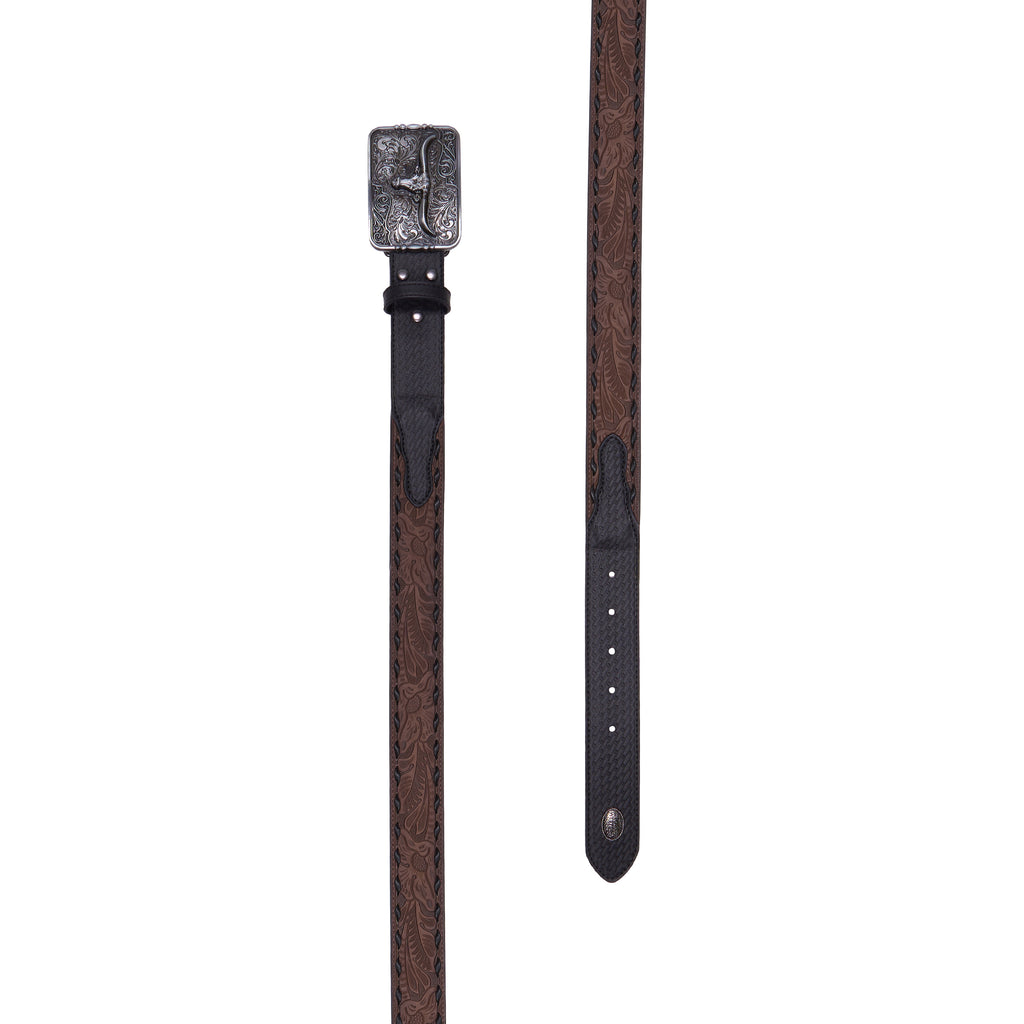 Pure Western Mens Roderick Belt (PCP1963BLT) Black/Tan