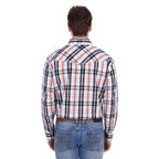 Pure Western Mens Terry L/S Shirt (P6S1100302) Black/Rust