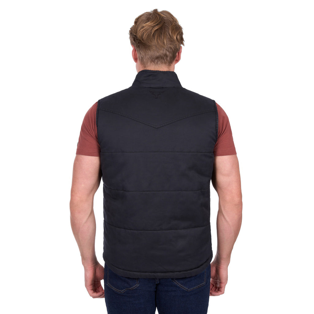 Pure Western Mens Trevor Reversible Vest (P6W1603180) Charcoal