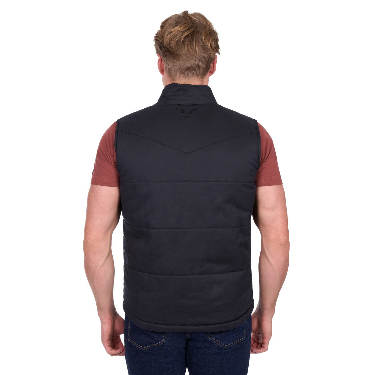 Pure Western Mens Trevor Reversible Vest (P6W1603180) Charcoal