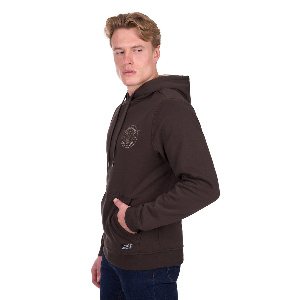 Pure Western Mens Walker Hoodie (P6W1512177) Chocolate