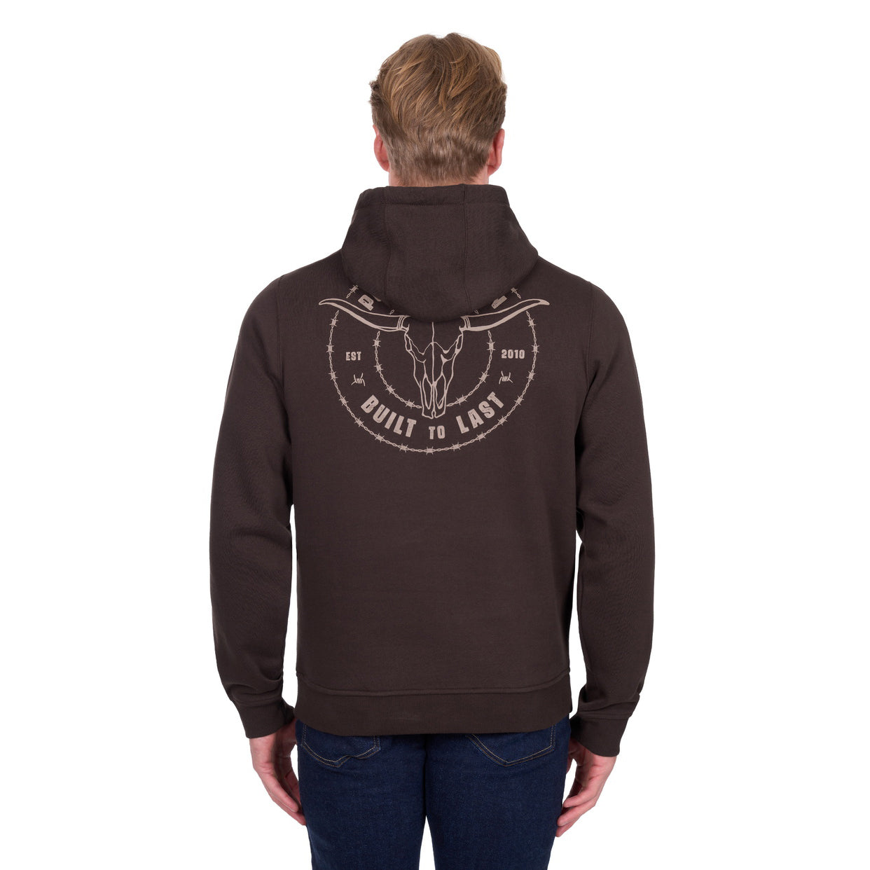 Pure Western Mens Walker Hoodie (P6W1512177) Chocolate