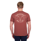 Pure Western Mens Walker S/S Tee (P6W1503170) Rust